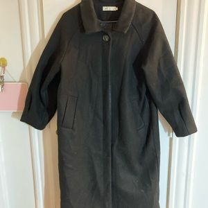 Cute drop shoulder coat